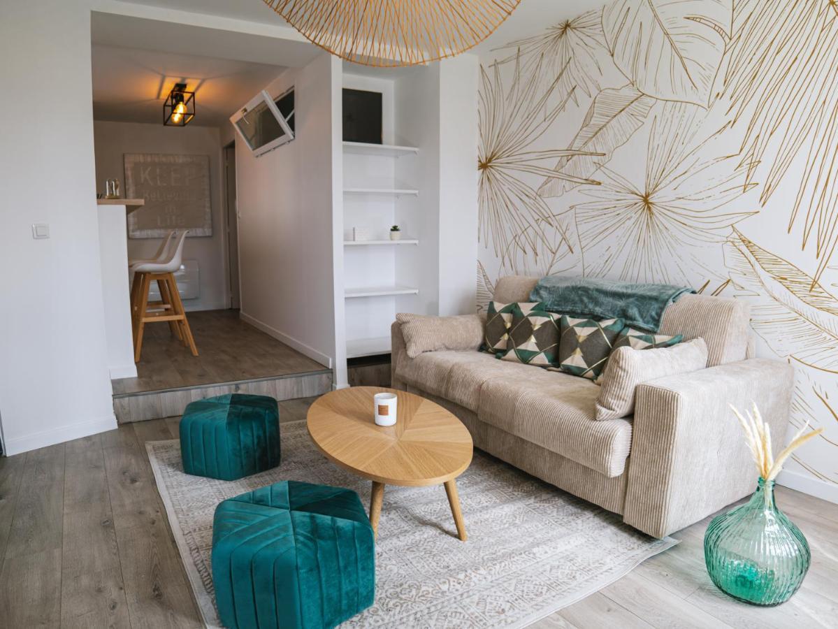 شقة Superbe T2 Rouen Avec Jardin + Parking Gratuit A Proximite المظهر الخارجي الصورة